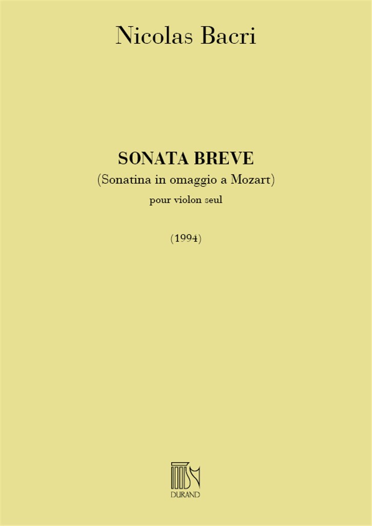 Sonata Breve Op.45